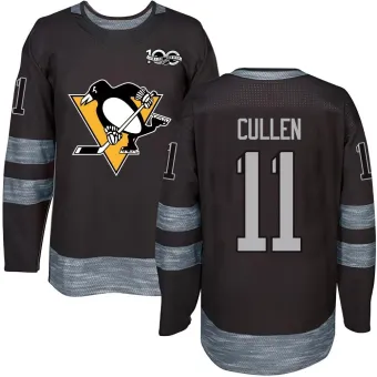 Men's John Cullen Pittsburgh Penguins 1917-2017 100th Anniversary Jersey - Black Authentic