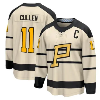 Men's John Cullen Pittsburgh Penguins 2023 Winter Classic Jersey - Cream