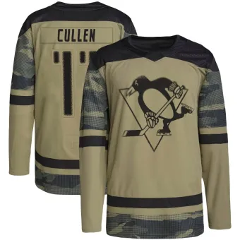 Men's John Cullen Pittsburgh Penguins Military Appreciation Practice Jersey - Camo Authentic