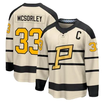 Men's Marty Mcsorley Pittsburgh Penguins 2023 Winter Classic Jersey - Cream