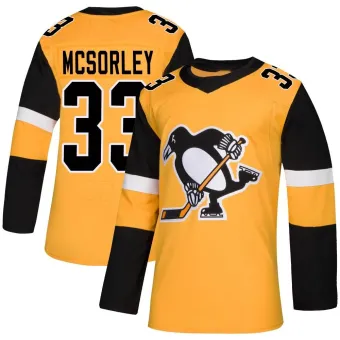 Men's Marty Mcsorley Pittsburgh Penguins Alternate Jersey - Gold Authentic