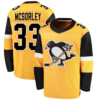 Men's Marty Mcsorley Pittsburgh Penguins Alternate Jersey - Gold Breakaway