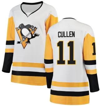 Women's John Cullen Pittsburgh Penguins Away Jersey - White Breakaway