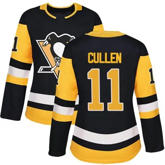 Women's John Cullen Pittsburgh Penguins Home Jersey - Black Authentic