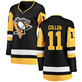 Women's John Cullen Pittsburgh Penguins Home Jersey - Black Breakaway