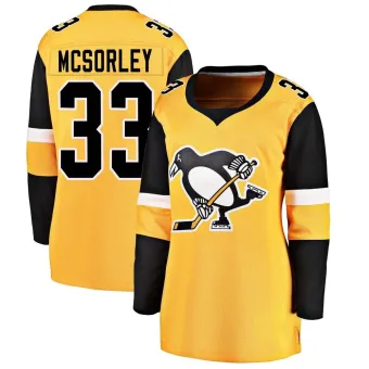 Women's Marty Mcsorley Pittsburgh Penguins Alternate Jersey - Gold Breakaway