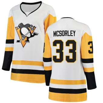 Women's Marty Mcsorley Pittsburgh Penguins Away Jersey - White Breakaway