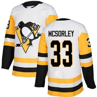 Youth Marty Mcsorley Pittsburgh Penguins Away Jersey - White Authentic